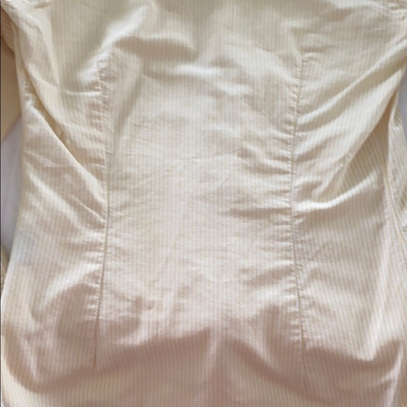 Ralph Lauren Beige Striped Button Down Shirt - Picture 5 of 6